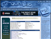 Tablet Screenshot of downloads.guru3d.com